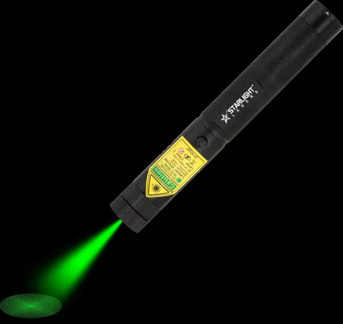 Starlight G1 Pro avec faisceau laser et point lumineux dans l’obscurité