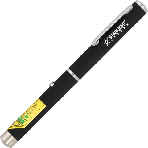 Stylo laser vert Starlight X1 avec clip, fonctionnant avec deux piles AAA