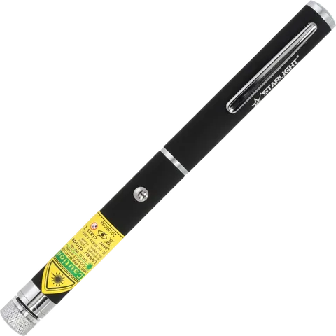 Stylo laser vert Starlight X2 avec embout à motifs pour projeter des formes